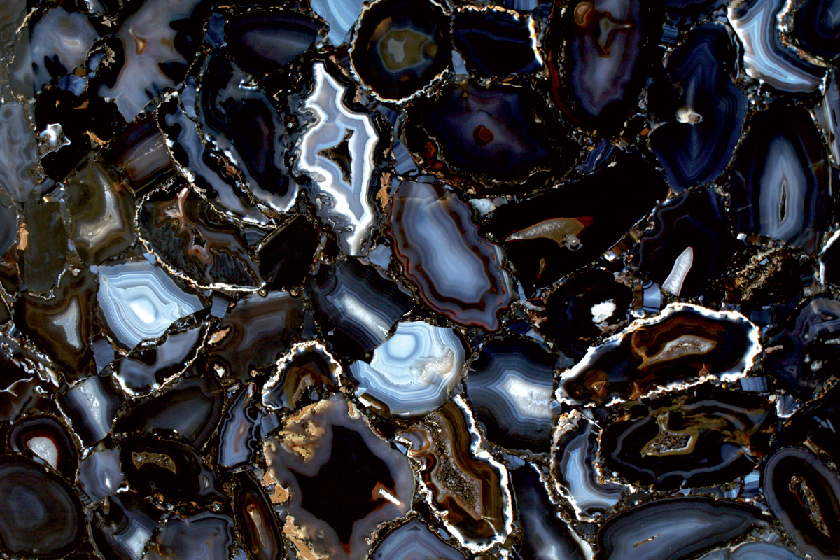 Agate Black мрамор